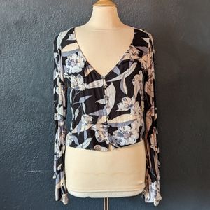 Billabong floral blouse